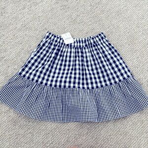 Crew cuts girls size 8 navy blue and white skirt! New  with tags.